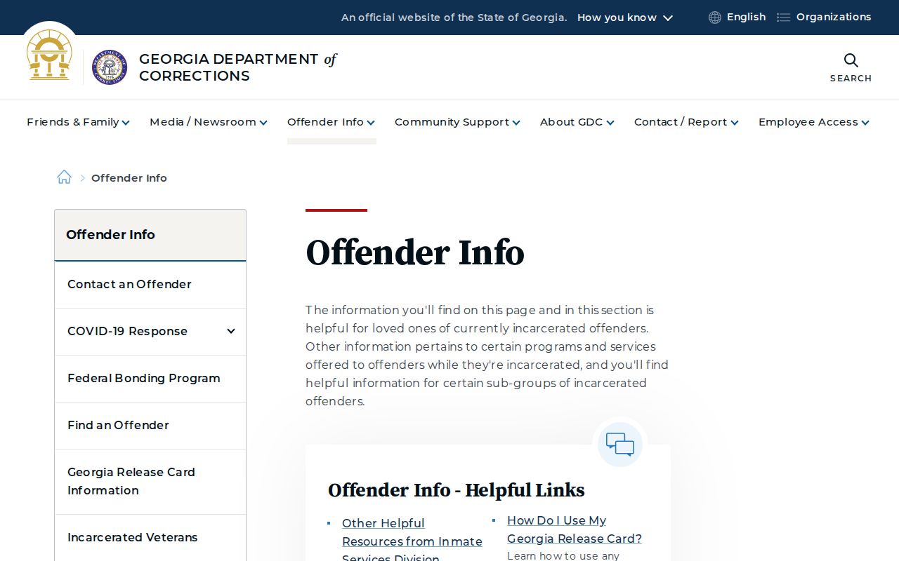 Randolph County criminal history GDC offender locator
