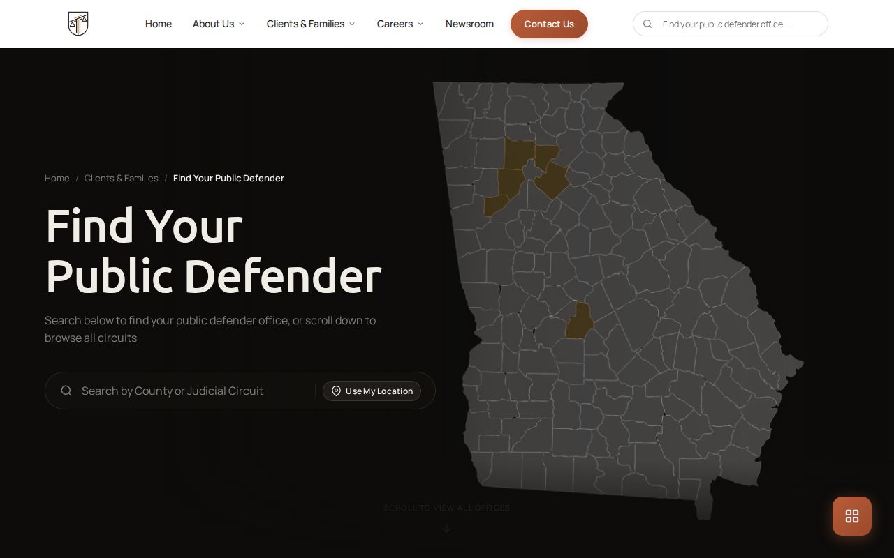 Randolph County criminal court public defender locator