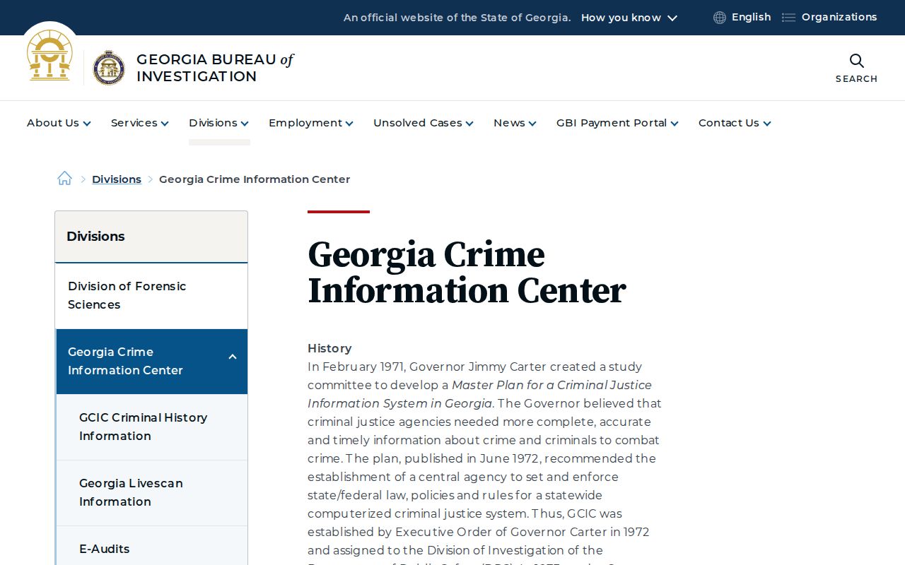 Randolph County arrest records reported to Georgia GCIC