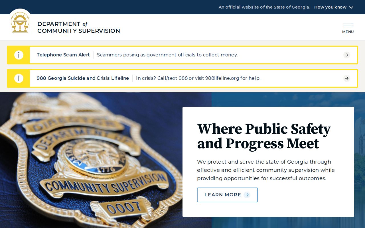 Randolph County offender registry context from Georgia community supervision